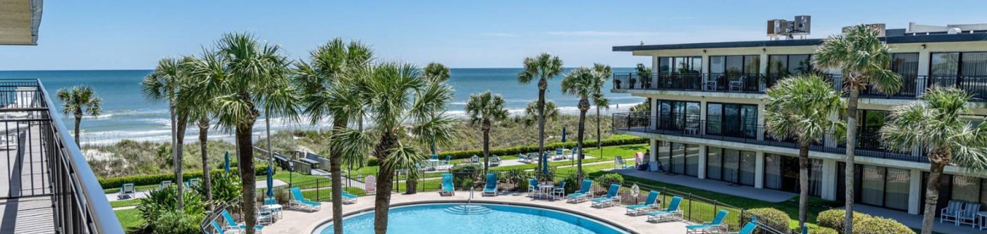 Ocean House Condominium St. Augustine Rentals w/ Ocean Views